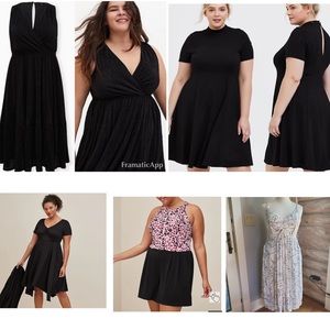 4 Torrid Dresses & 1 Romper